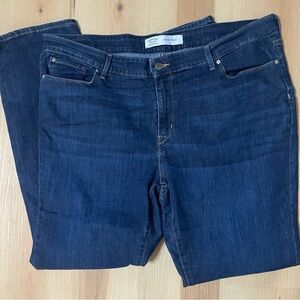 Signature by Levi Strauss Jeans Plus Size 22W Mid Rise Straight Comfort Fit